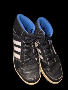 9/3/2. Mens adidas Black High-Top Basketball Sneakers